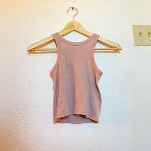 Cropped Pinky Mauve Tank Top